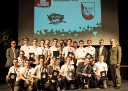 Die Siegerteams der Austrian Cyber Security Challenge auf der IKT-Bühne