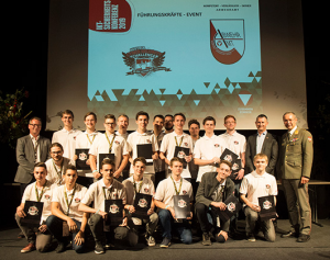 Die Siegerteams der Austrian Cyber Security Challenge auf der IKT-Bühne
