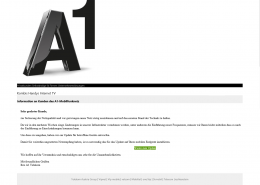 A1 E-Mail-screenshot