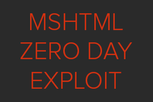 mshtml-zero-day-exploit