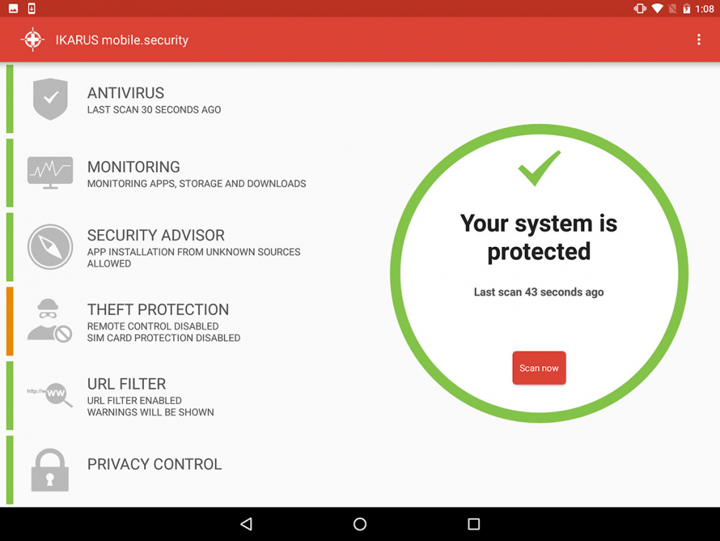 Ikarus Mobile Antivirus - Android Malware,Trojan,Virus Detection Test ,  Video 