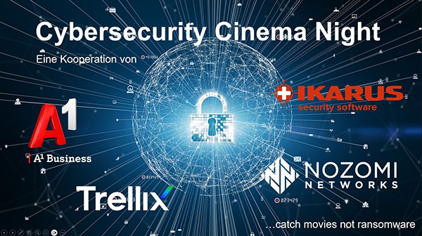 Cybersecurity Cinema Night von A1 und IKARUS