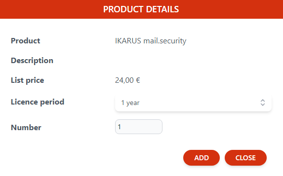 IKARUS Partnerportal - Products Detail