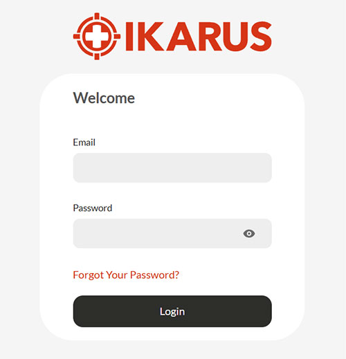 Screenshot IKARUS Portal-Login